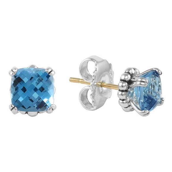 LAGOS Jewelry - LAGOS Swiss Blue Topaz Earrings
